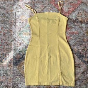 Yellow Bodycon Dress
